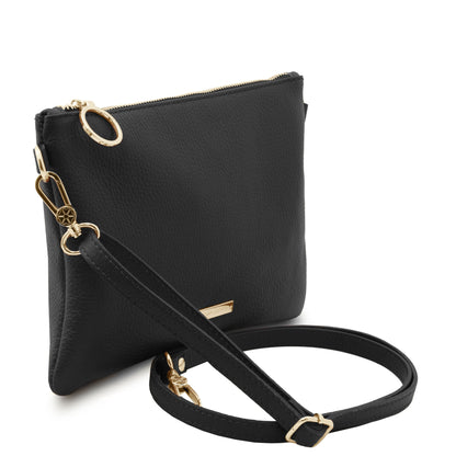 Leather handbags TL Bag - Soft Italian leather pouch clutch | TL142029 San Rocco Italia