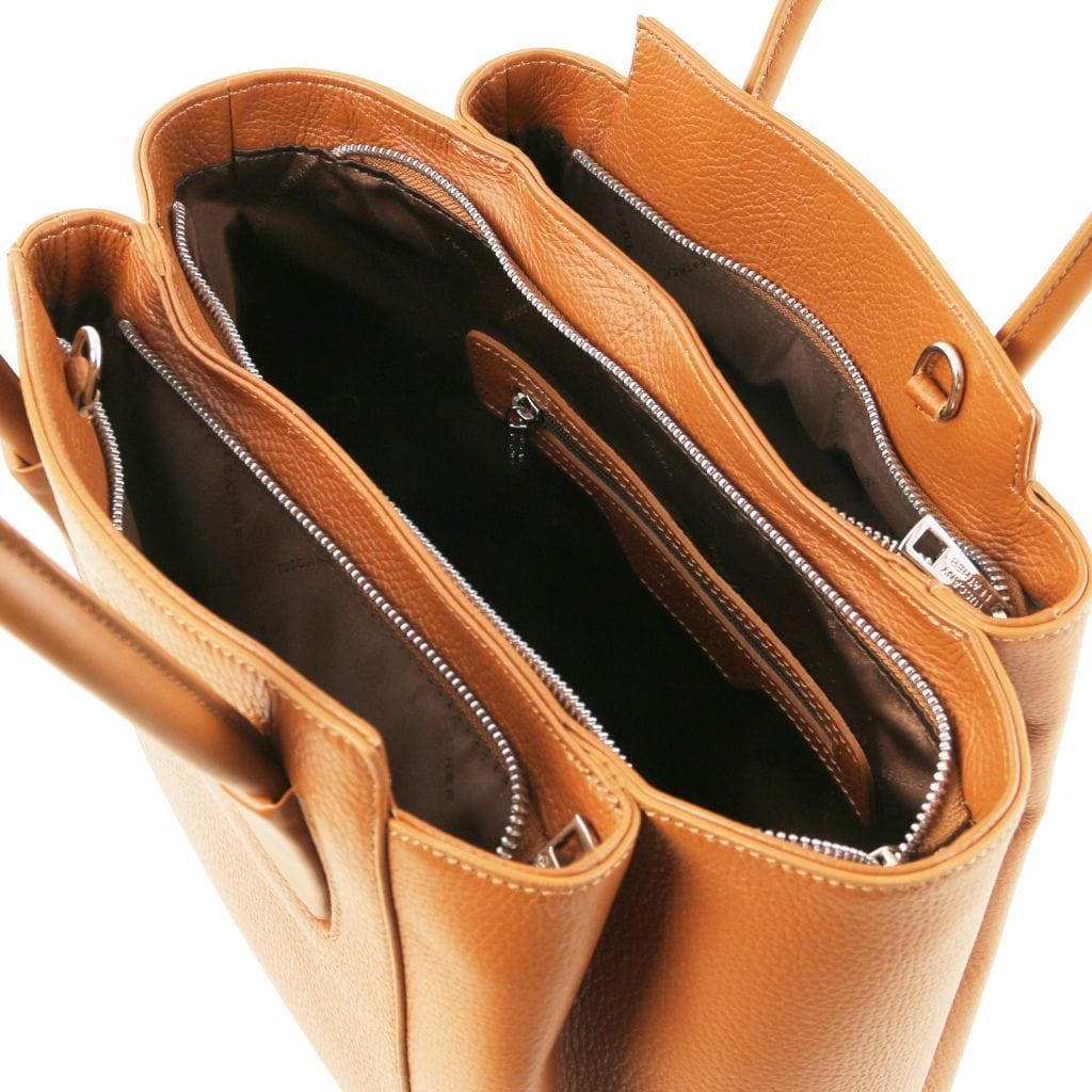 Leather handbags Tulipan - Italian leather handbag | TL141727 San Rocco Italia