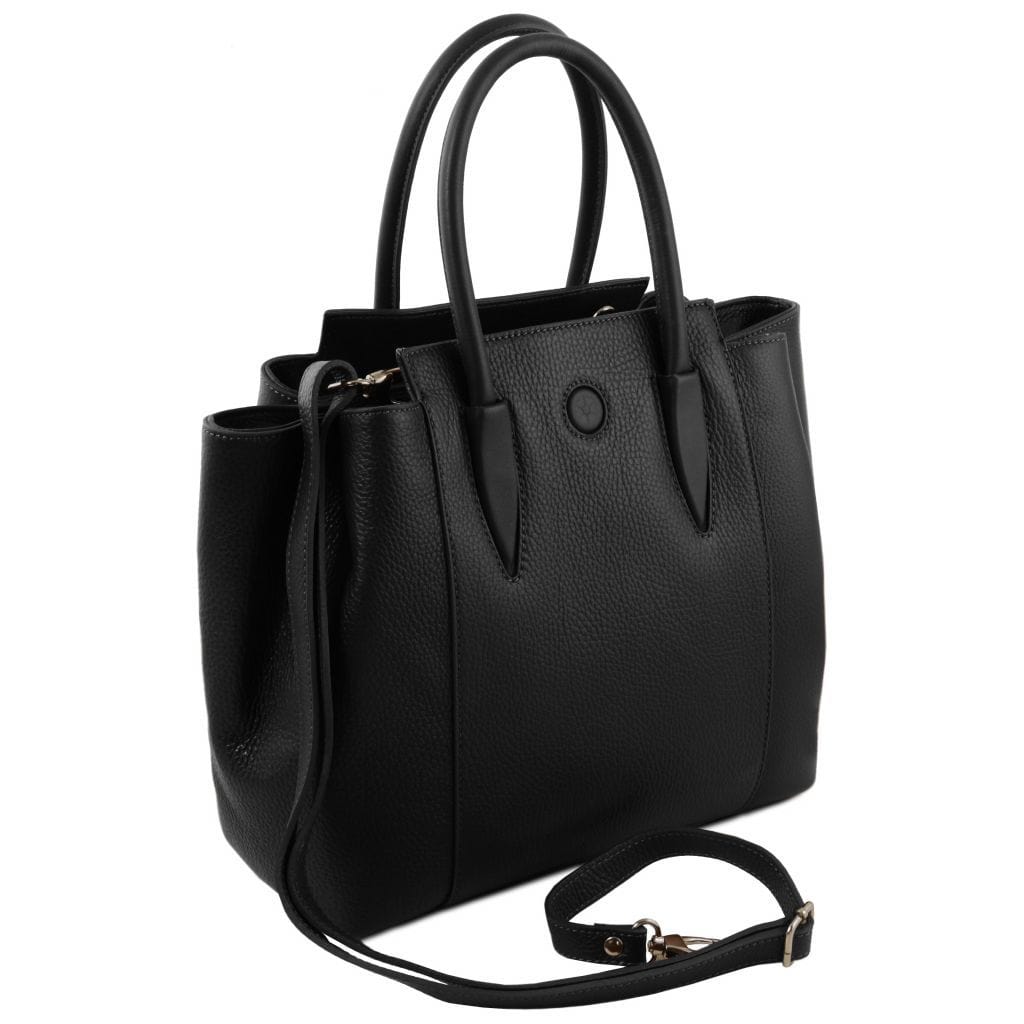 Leather handbags Tulipan - Italian leather handbag | TL141727 San Rocco Italia