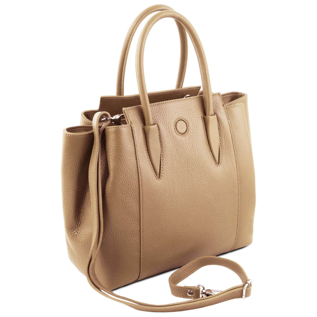 Leather handbags Tulipan - Italian leather handbag | TL141727 San Rocco Italia