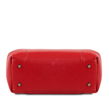 Leather handbags Tulipan - Italian leather handbag | TL141727 San Rocco Italia