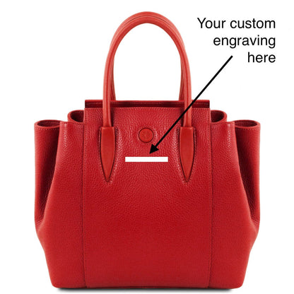 Leather handbags Tulipan - Italian leather handbag | TL141727 San Rocco Italia