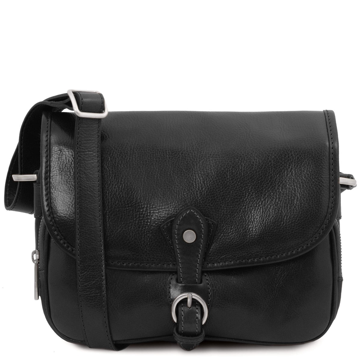 Leather shoulder bags Black Alessia - Leather shoulder bag | TL142020 San Rocco Italia