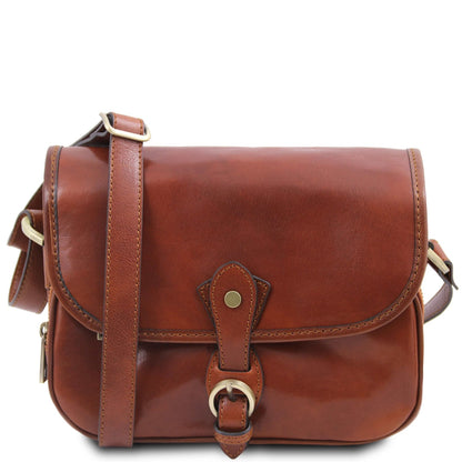 Leather shoulder bags Honey Alessia - Leather shoulder bag | TL142020 San Rocco Italia