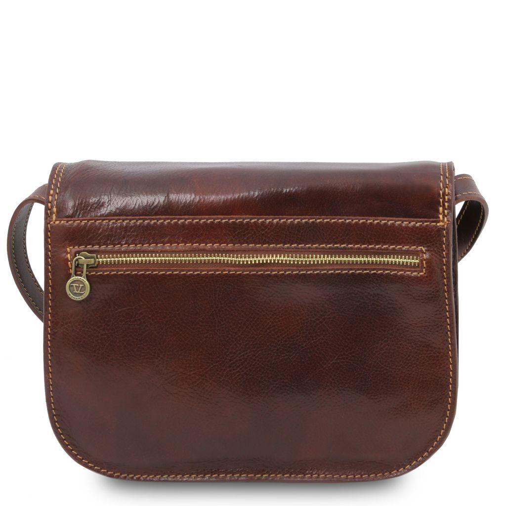 Leather shoulder bags Greta - Lady leather saddle bag | TL141958 San Rocco Italia