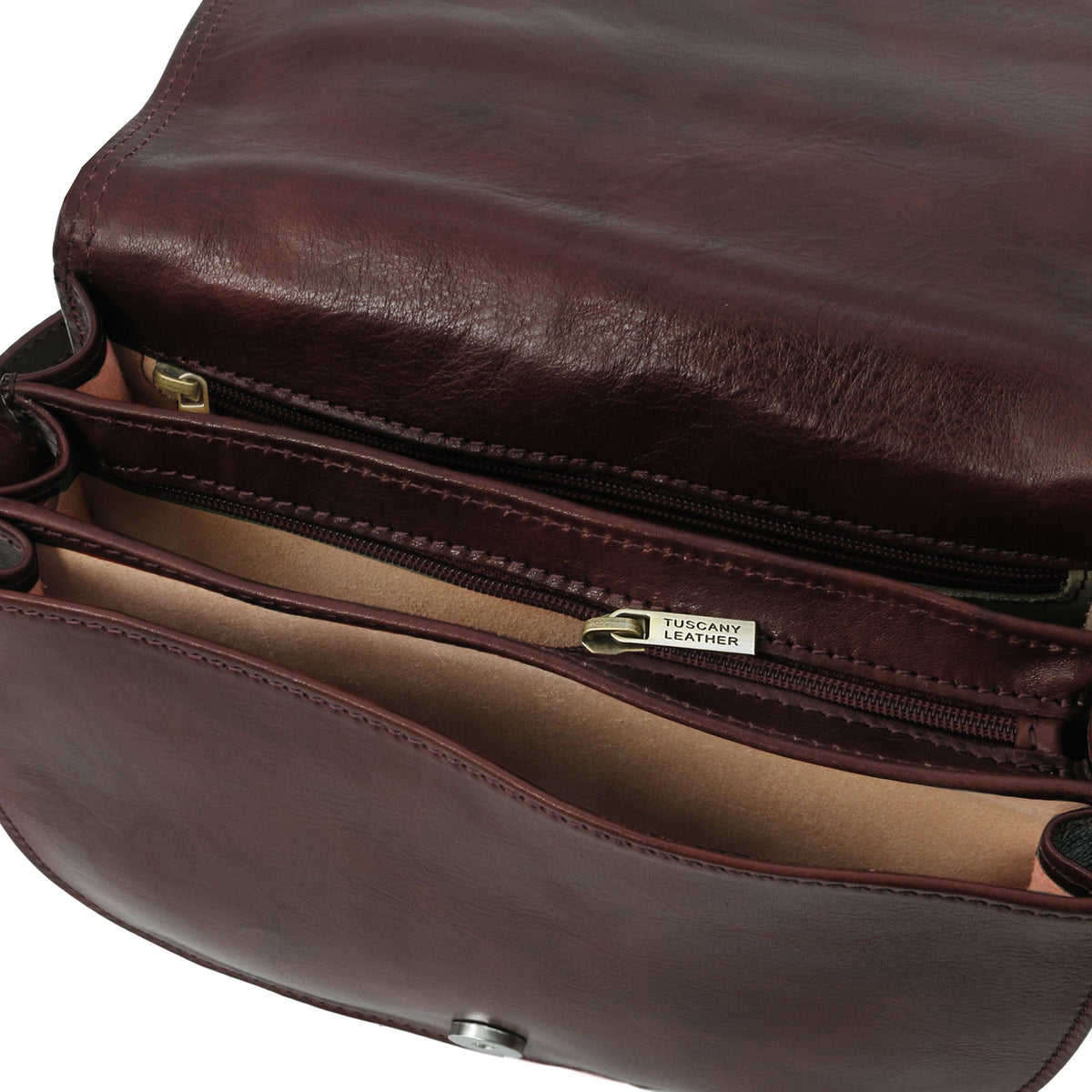 Leather shoulder bags Isabella - Lady leather saddle bag | TL9031 San Rocco Italia