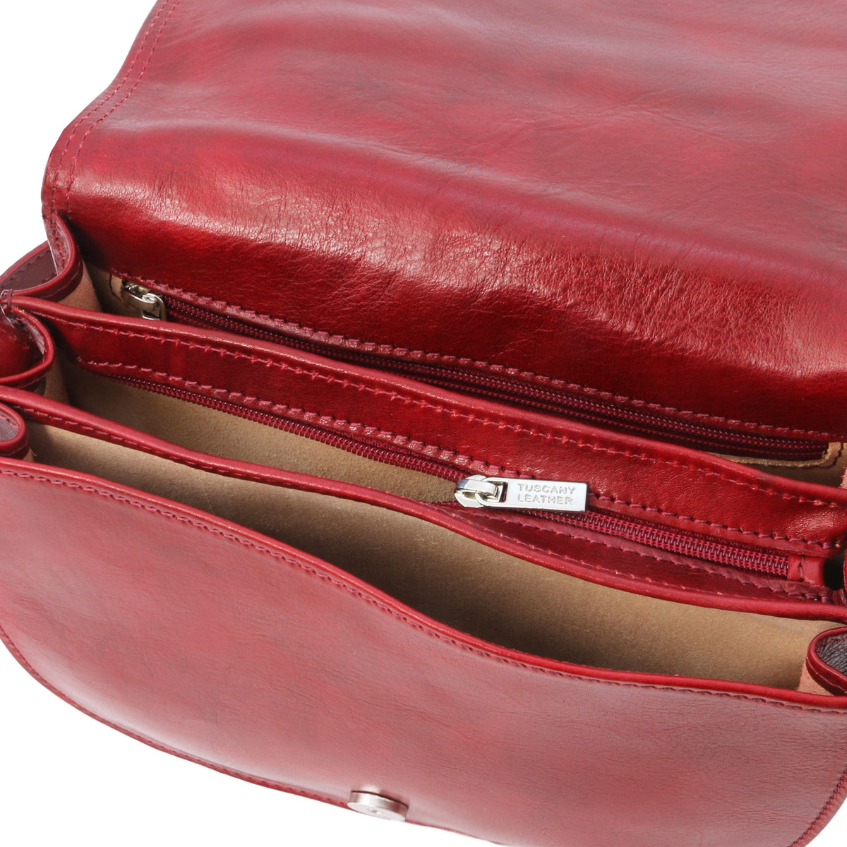 Leather shoulder bags Isabella - Lady leather saddle bag | TL9031 San Rocco Italia
