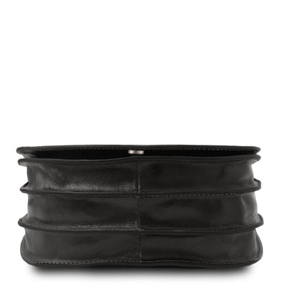 Leather shoulder bags Isabella - Lady leather saddle bag | TL9031 San Rocco Italia