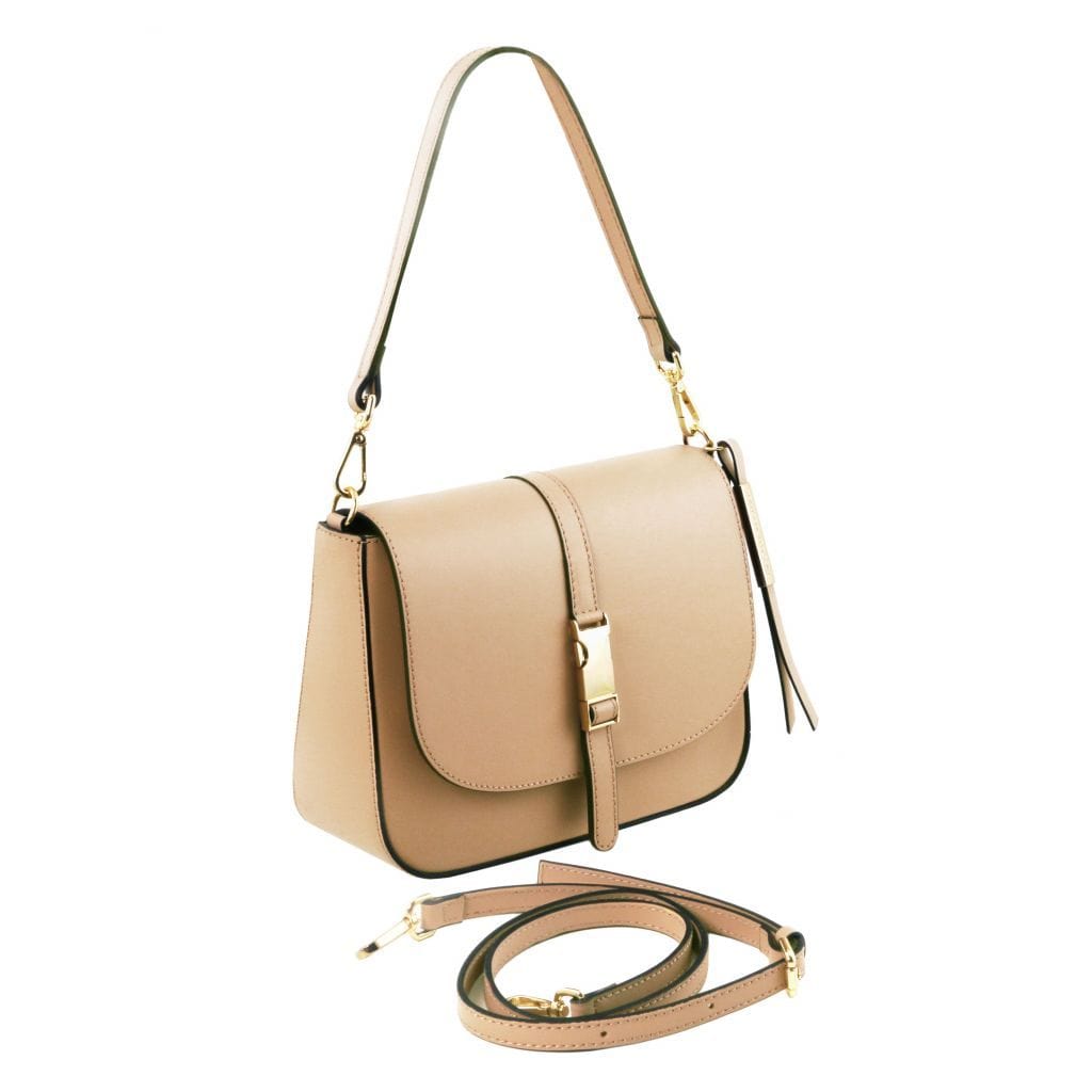 Bolsos de hombro de piel Nausica - Bolso de hombro italiano de piel | TL141598 San Rocco Italia