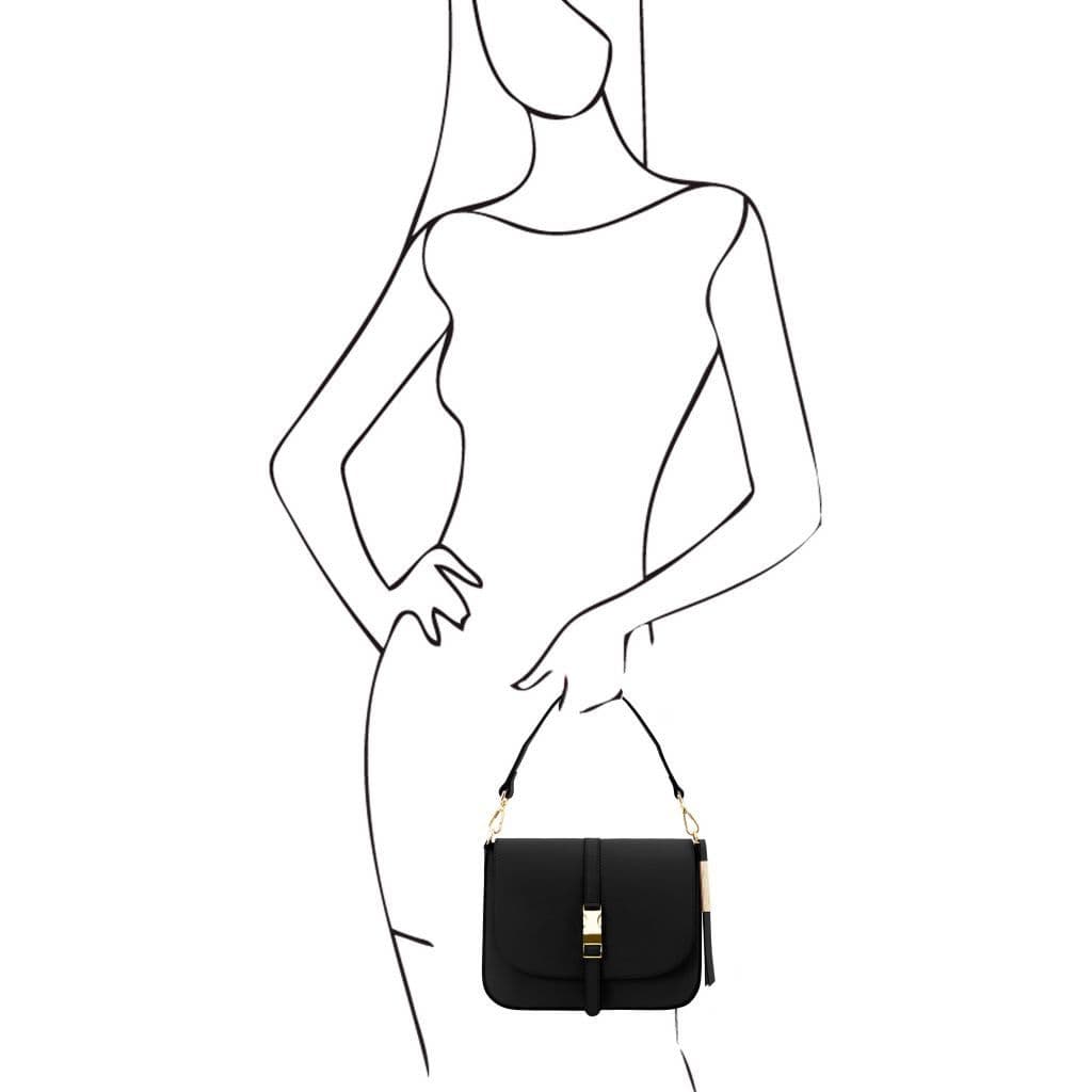 Bolsos de hombro de piel Nausica - Bolso de hombro italiano de piel | TL141598 San Rocco Italia