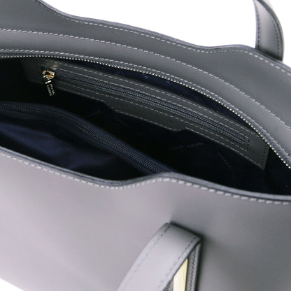 Leather shoulder bags Olimpia - Italian leather tote | TL141412 San Rocco Italia