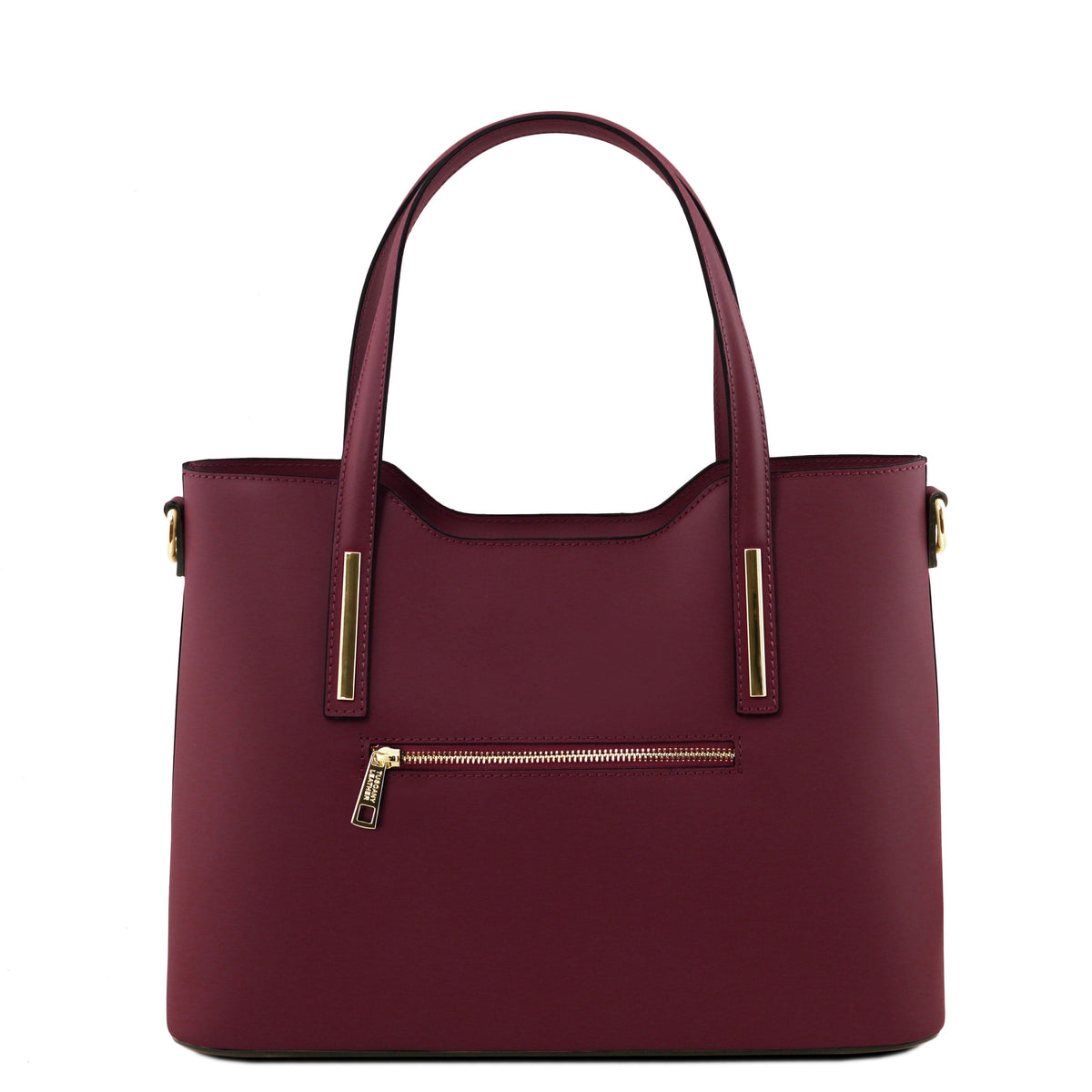 Leather shoulder bags Olimpia - Italian leather tote | TL141412 San Rocco Italia