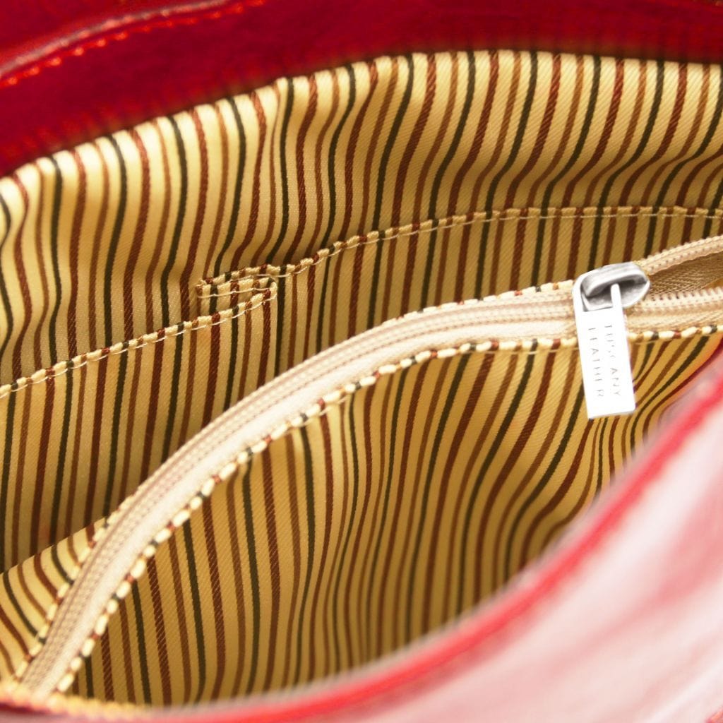 Leather shoulder bags Patty - Italian leather convertible 2-in-1 backpack shoulder bag | TL141497 San Rocco Italia