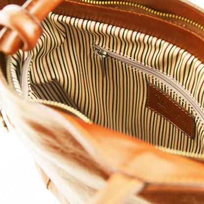 Leather shoulder bags Patty - Italian leather convertible 2-in-1 backpack shoulder bag | TL141497 San Rocco Italia