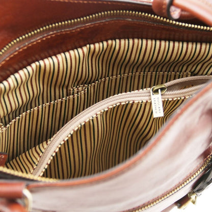 Leather shoulder bags Patty - Italian leather convertible 2-in-1 backpack shoulder bag | TL141497 San Rocco Italia