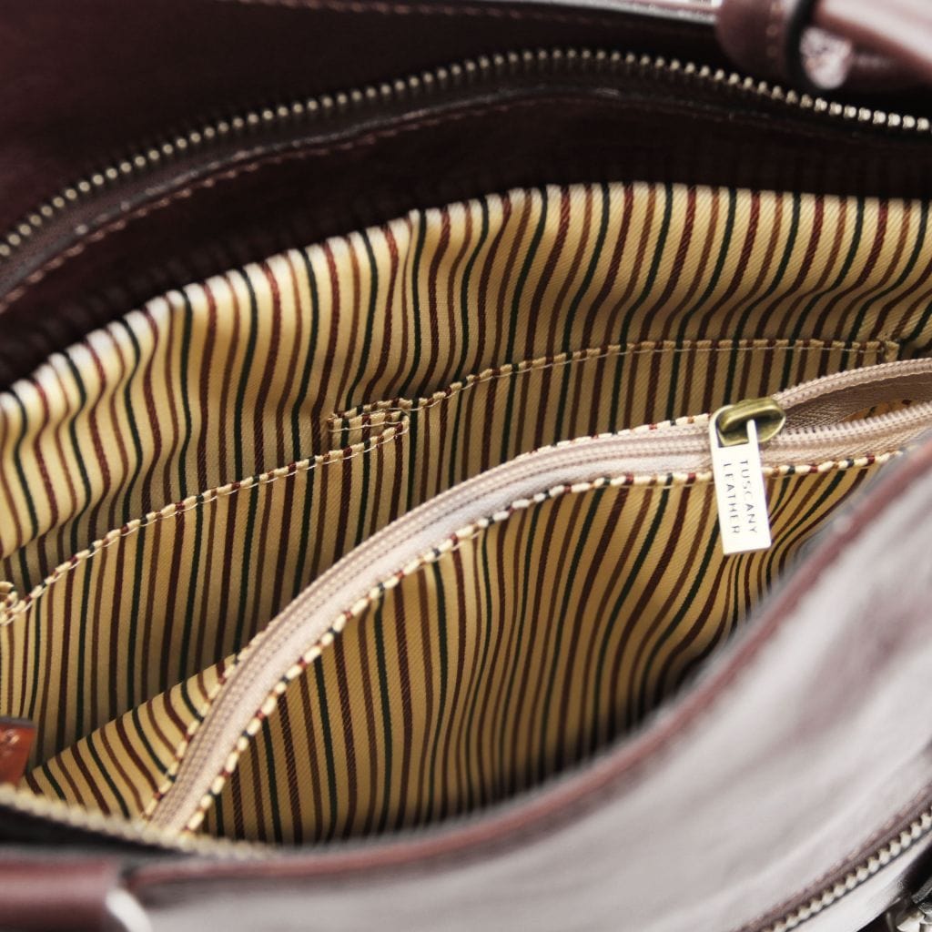 Leather shoulder bags Patty - Italian leather convertible 2-in-1 backpack shoulder bag | TL141497 San Rocco Italia