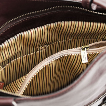 Leather shoulder bags Patty - Italian leather convertible 2-in-1 backpack shoulder bag | TL141497 San Rocco Italia