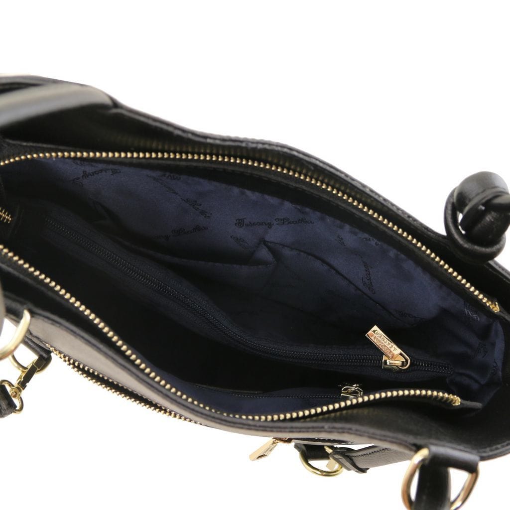Leather shoulder bags Patty - Saffiano leather convertible 2-in-1 backpack shoulder bag | TL141455 San Rocco Italia