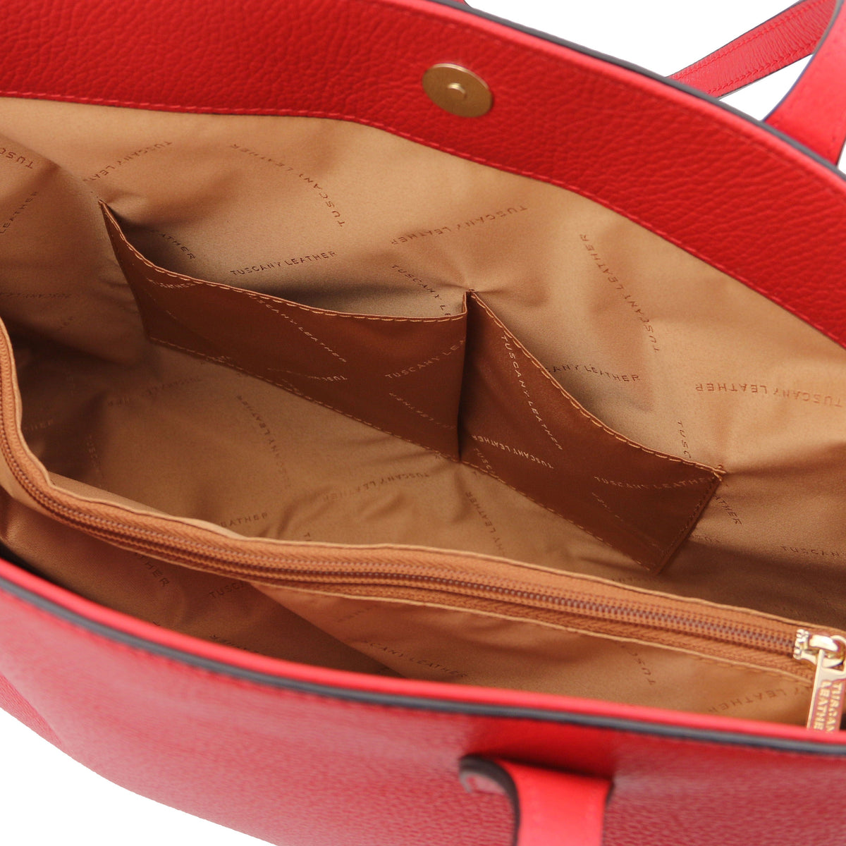 Sacs à l’épaule en cuir TL Bag - Cabas shopping en cuir | TL141828 San Rocco Italia