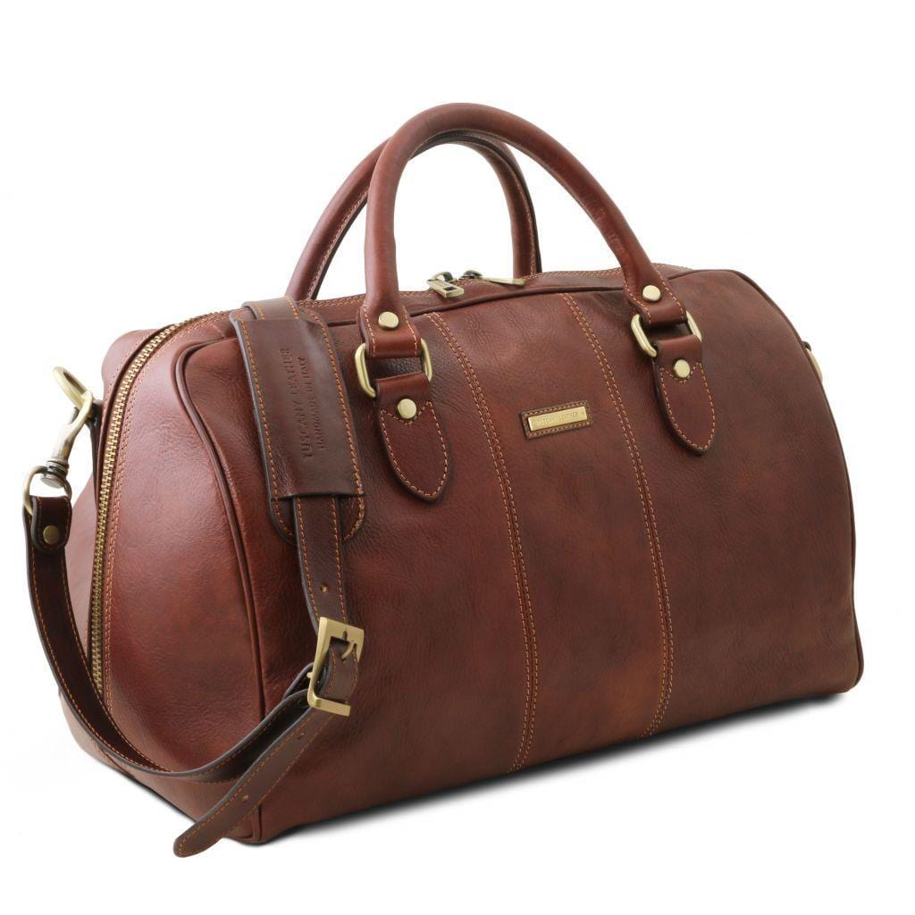 Sacs de voyage en cuir Lisbona - Sac de voyage en cuir - Petite taille | TL141658 San Rocco Italia