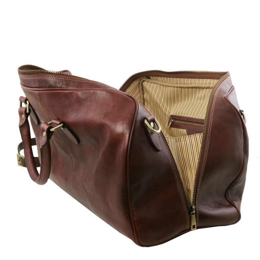 Sacs de voyage en cuir Lisbona - Sac de voyage en cuir - Petite taille | TL141658 San Rocco Italia