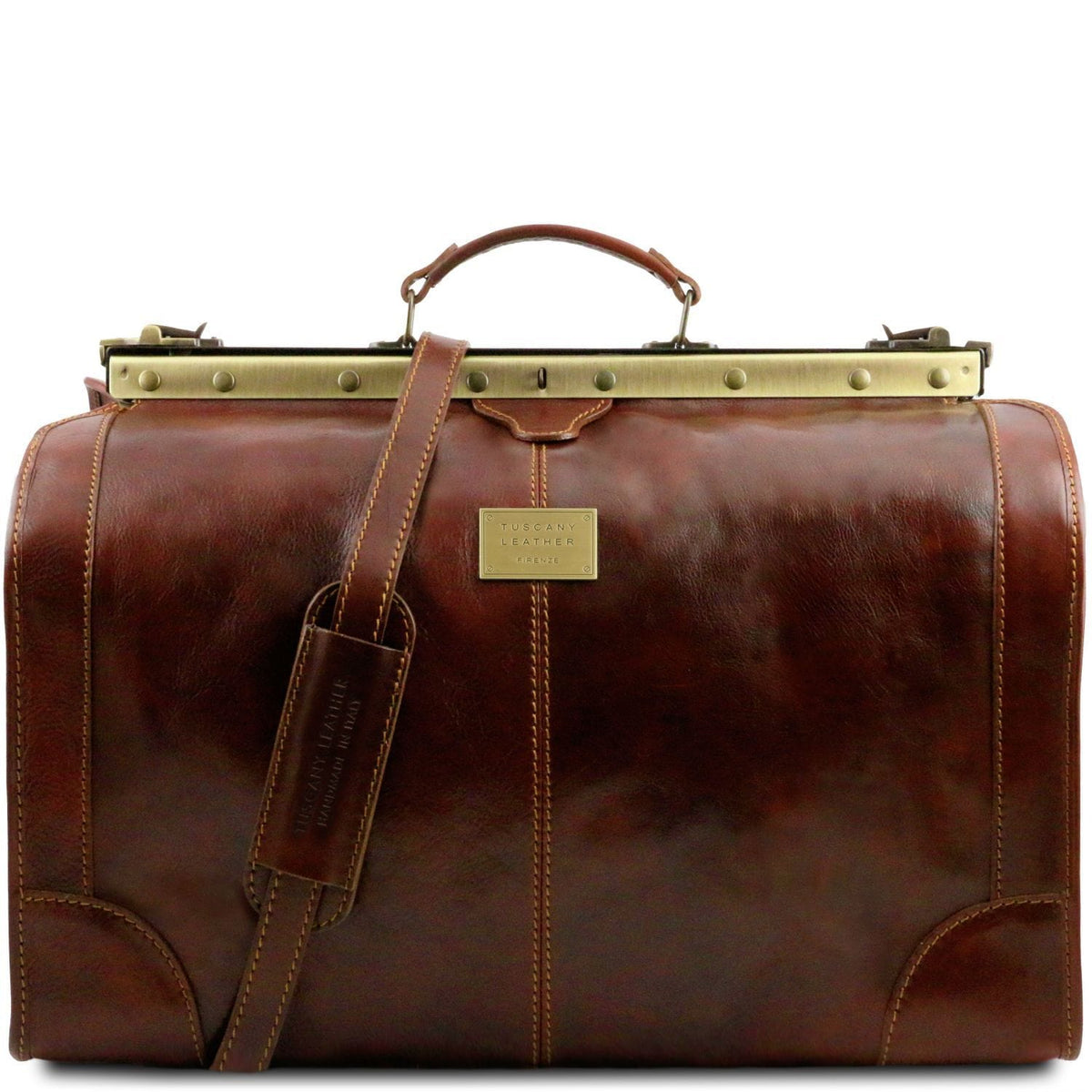 Leather Travel bags Brown Madrid - Gladstone Leather Bag - Large size | TL1022 San Rocco Italia