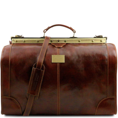 Leather Travel bags Brown Madrid - Gladstone Leather Bag - Large size | TL1022 San Rocco Italia
