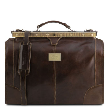 Lederreisetaschen Dunkelbraun Madrid - Gladstone-Ledertasche - Kleine Grösse | TL1023 San Rocco Italia