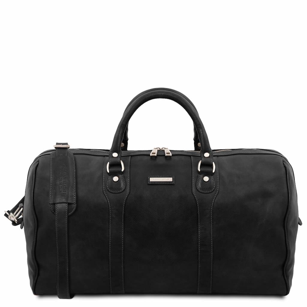 Leren reistassen Zwart Oslo - Leren reistas / weekender | TL141913 San Rocco Italia