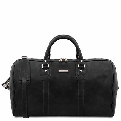 Leren reistassen Zwart Oslo - Leren reistas / weekender | TL141913 San Rocco Italia