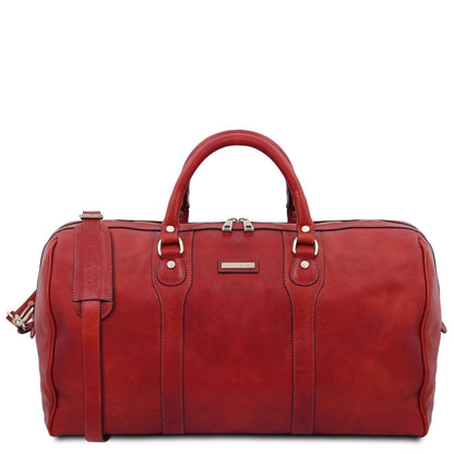 Leren reistassen Rood Oslo - Leren reistas - Weekender | TL141913 San Rocco Italia