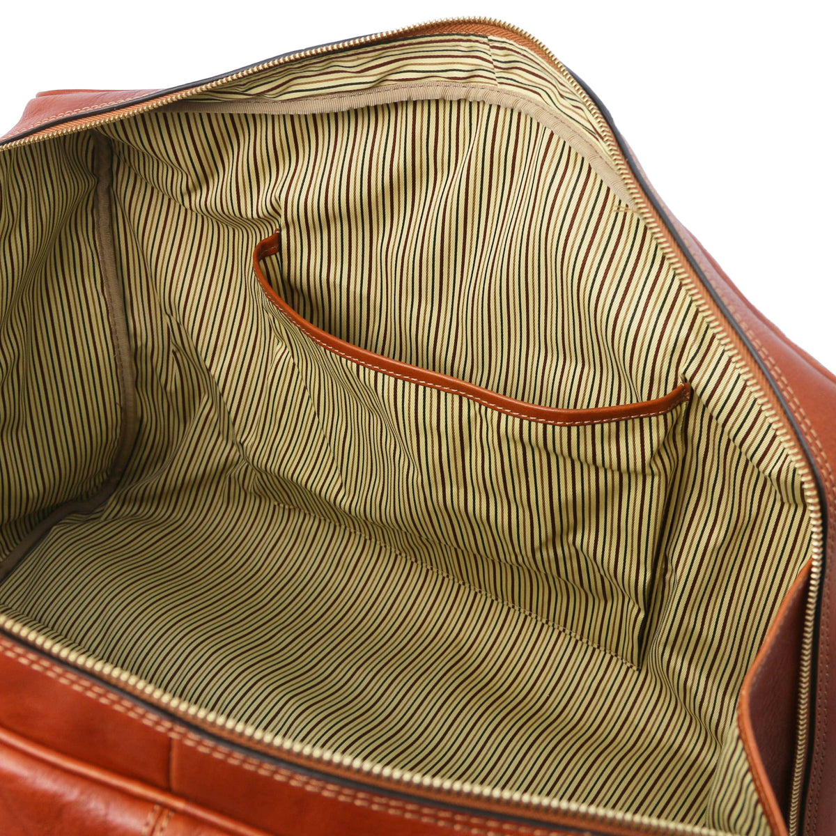 Leather Travel bags TL Voyager - Leather travel bag with front pocket | TL142140 San Rocco Italia