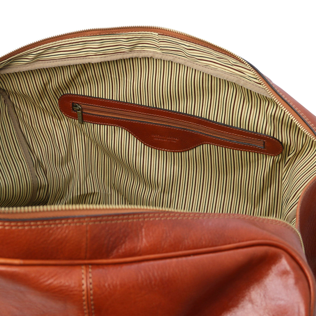 Leather Travel bags TL Voyager - Leather travel bag with front pocket | TL142140 San Rocco Italia