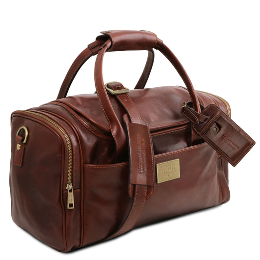 Borse da viaggio in pelle TL Voyager - Borsa da viaggio in pelle con tasche laterali | TL142141 San Rocco Italia