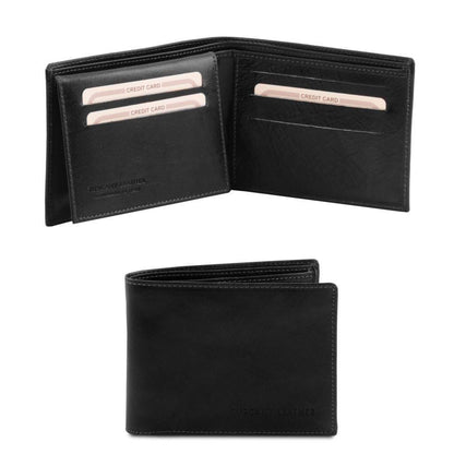 Portefeuilles homme en cuir Portefeuille homme exclusif en cuir à trois volets | TL141353 San Rocco Italia