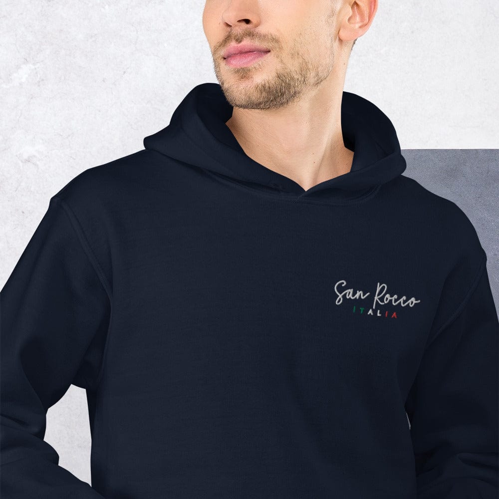 Shirts en tops San Rocco Italia unisex hoodie met geborduurd logo San Rocco Italia