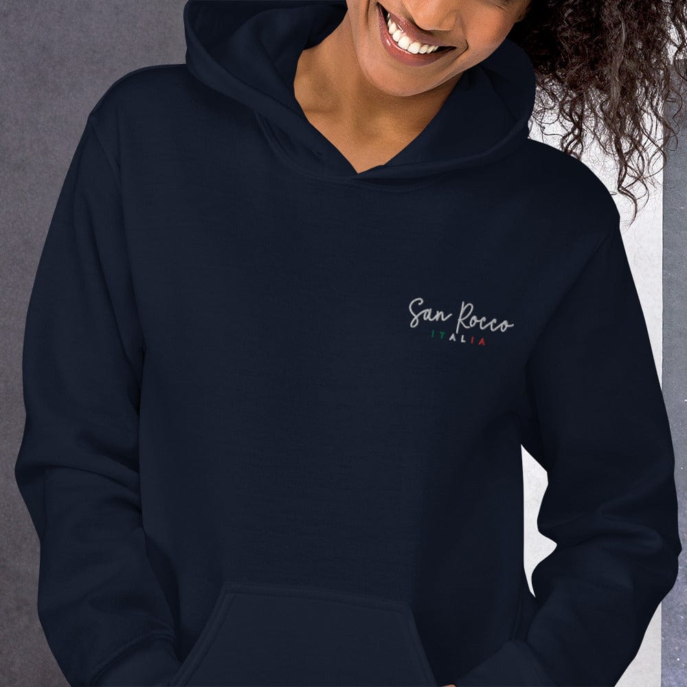 Shirts en tops San Rocco Italia unisex hoodie met geborduurd logo San Rocco Italia