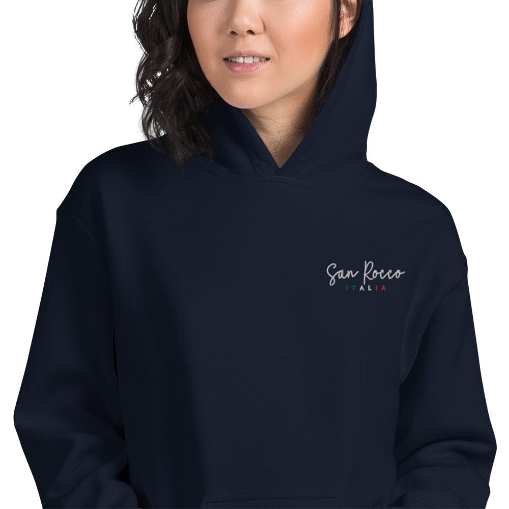 Shirts en tops San Rocco Italia unisex hoodie met geborduurd logo San Rocco Italia
