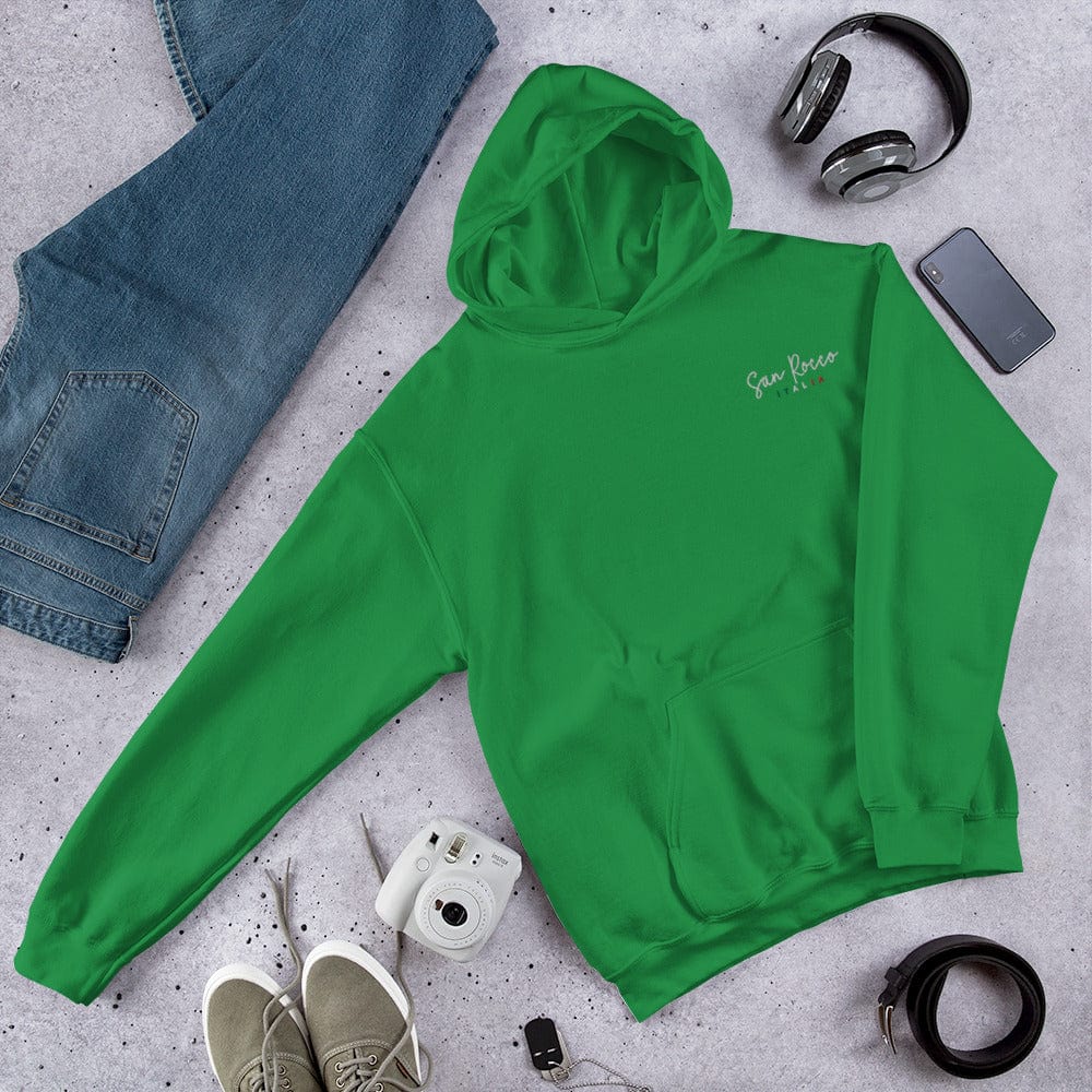 Shirts en tops Iers groen / S San Rocco Italia unisex hoodie met geborduurd logo San Rocco Italia