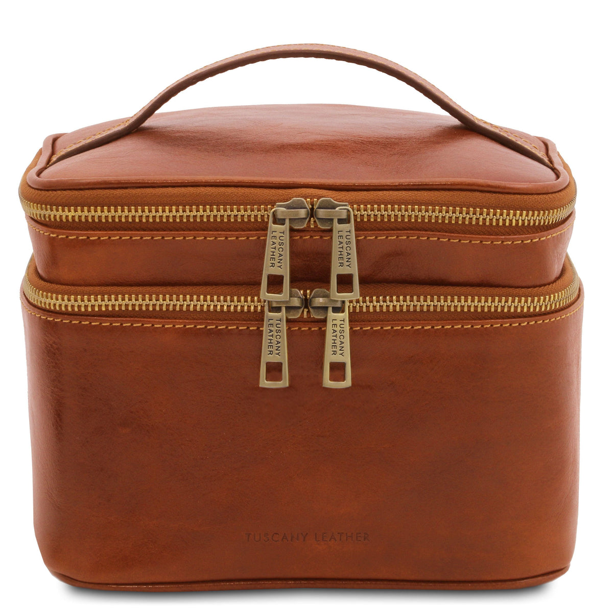 Accessoires de voyage en cuir Miel Eliot - Trousse de toilette train case en cuir | TL142045 San Rocco Italia