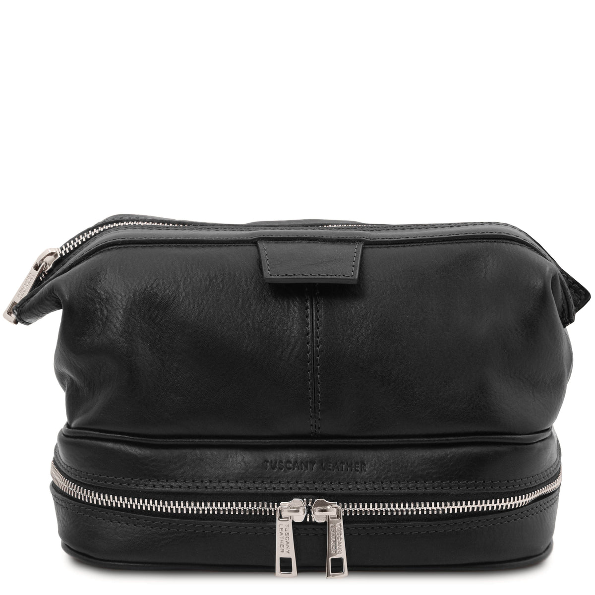 Accesorios de viaje de piel Negro Jacob - Neceser de piel | TL142204 San Rocco Italia