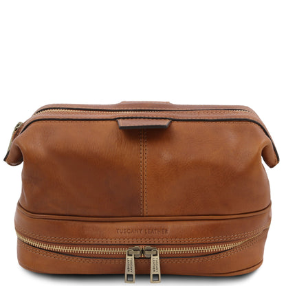 Accesorios de viaje de piel Natural Jacob - Neceser de piel | TL142204 San Rocco Italia