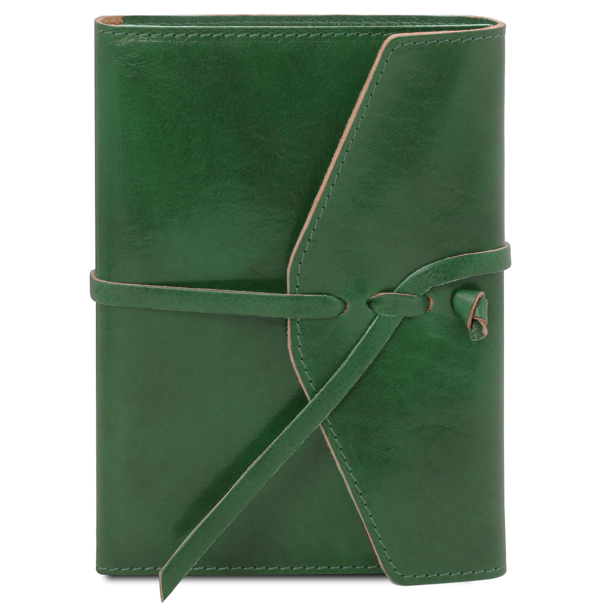 Leder-Reiseaccessoires Waldgrün Lederjournal/Notizbuch & Nachfüllpapier | TL142027 & TL142046 San Rocco Italia